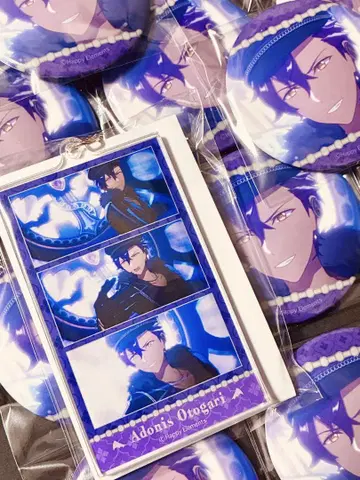 앙스타 아도니스 캔뱃지 아크링 키링 크로스 로드