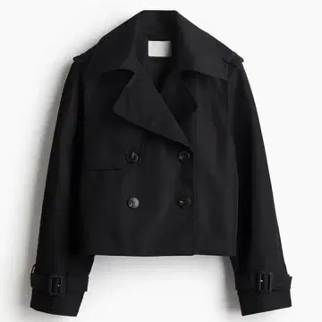 H&M 트렌치 라이크 자켓 숏 트렌치코트