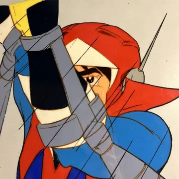 [ 용사 라이딘 ] 애니메이션 셀화 안비코 요시카즈 토미노 요시유키