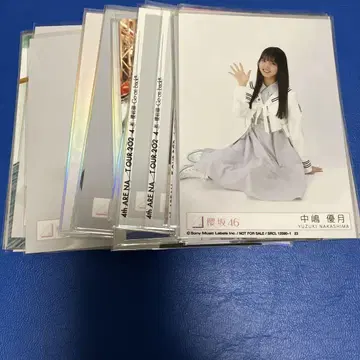 사쿠라자카46 브로마이드 나카지마 유즈키 묶음 판매 47장