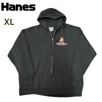 Hanes 풀 집업 후드티 XL 사이즈 90s 00s