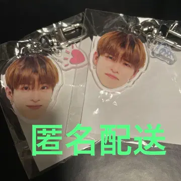 Treasure 아사히 캡슐 토이 얼굴 아크릴 키링 희애 세트