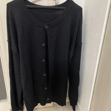 블랙 가디건 M 사이즈