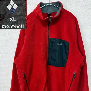몽벨 플리스 자켓 XL 레드