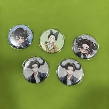 니트부 캔뱃지 5개 세트