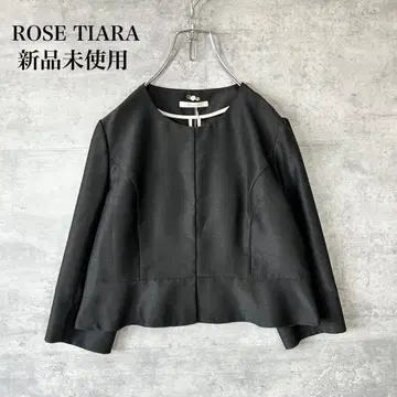 미사용 새상품 ROSE TIARA 로즈 티아라 노카라 자켓