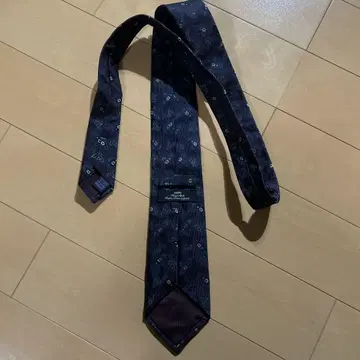 SHIPS 넥타이 네이비 꽃무늬