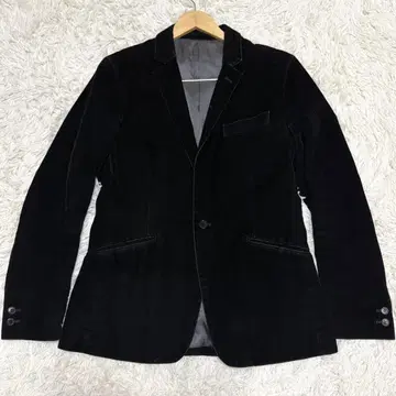 남성용 비기 테일러드 자켓 벨벳 블랙 블랙 M 벨로아