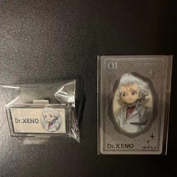 Dr.STONE 이케부쿠로 로프트 아크릴 네임 배지 렌티큘러 카드 제노