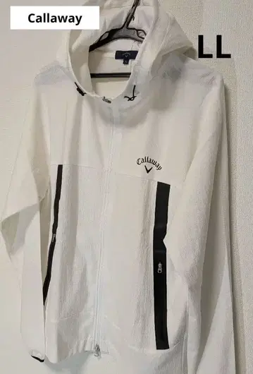 Callaway 풀 지퍼 자켓 화이트