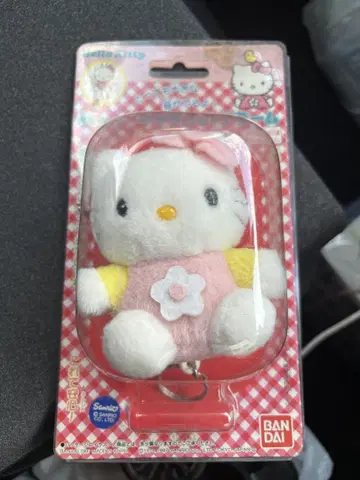 헬로키티 핸드폰 사이렌 캐릭터 간이 침대 알람 반다이 미사용 미개봉