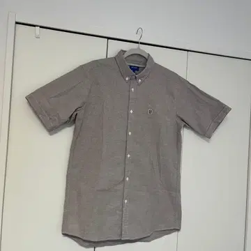 BEAMS BOY 그레이 버튼 다운 셔츠