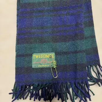 TWEEDMILL 램스울 스톨 블랙워치