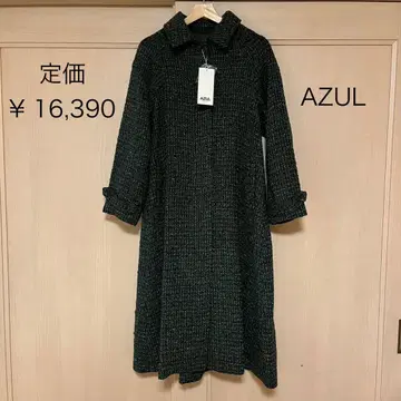 택 포함 새상품 AZUL BY MOUSSY 그린 롱 코트 S