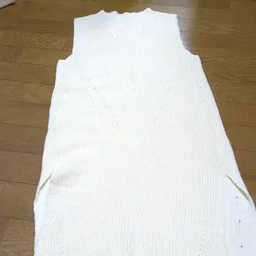 apart by lowrys 슬리브리스 니트 원피스 아이보리