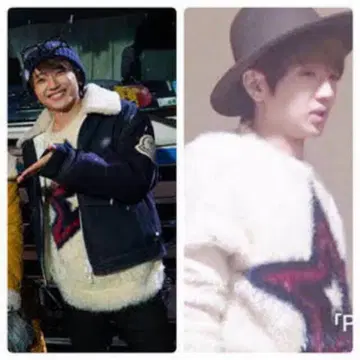 새상품급 니시지마 타카히로 착용 glamb 스타 니트 사이즈 2