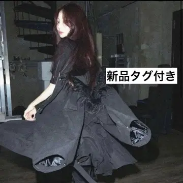 S 퍼 자수 트렌치 쇼트