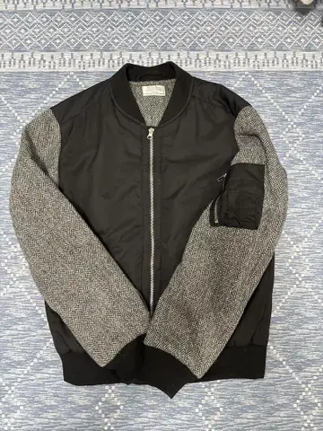 해리스 트위드 MA-1 스타일 자켓