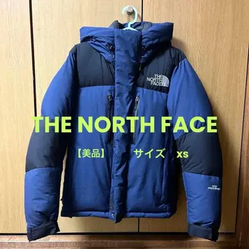 새상품급 THE NORTH FACE 다운 자켓 네이비/블랙