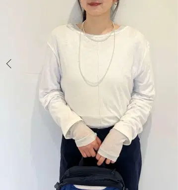 Spick and Span 천축 루즈 풀오버 롱T