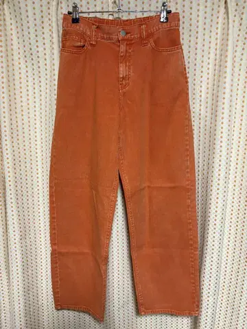 [ 익명 배송 ] 아사프로 RODEO CROWNS 컬러 데님 팬츠 오렌지