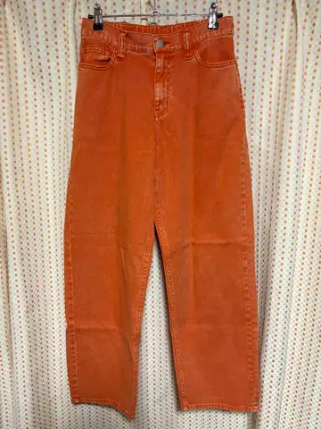 [ 익명 배송 ] 아사프로 RODEO CROWNS 컬러 데님 팬츠 오렌지