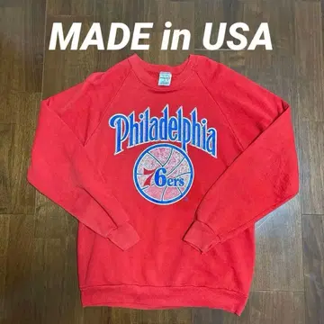 76ers MADEINUSA 맨투맨 미국제 식서스 트레이닝복