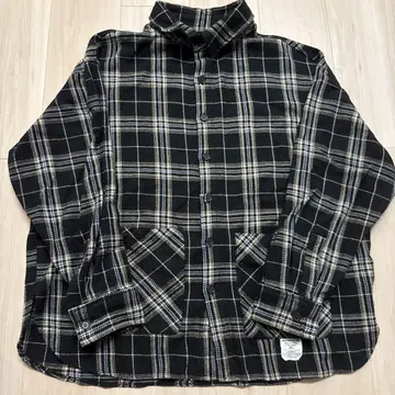 AVIREX 체크 무늬 플란넬 셔츠 긴팔