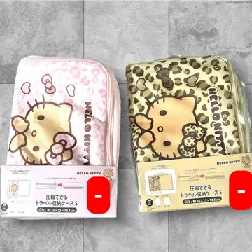 아베일 헬로키티 트래블 보관 케이스 S 2개 세트