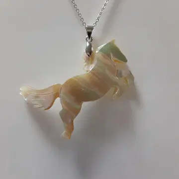 야광 조개 [ 말 ] 펜던트.