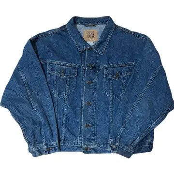 90' NORTH WEST BLUE 데님 자켓 XL 구제 의류 짧은 기장
