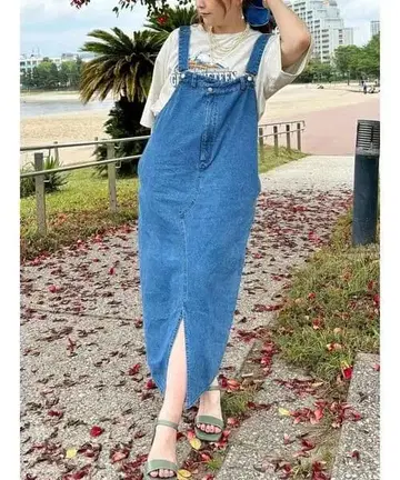 [ 미사용 ] 아지메 살로펫 점프 스커트 네이비