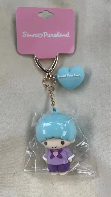 익명 배송 산리오 퓨로랜드 한정판 원 포인트 하트 PVC 마스코트 키키