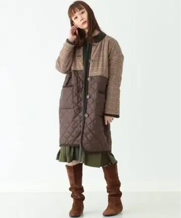 빔즈 별주 라벤햄 퀼팅 코트