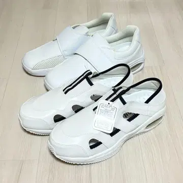 간호사 신발 간호용 실내 신발 화이트 두 켤레 새상품