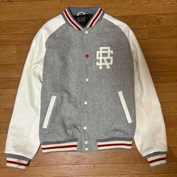 Duckhills XL 바시티 자켓 그레이/화이트