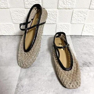 루타롱리즈 GRISE 빅 메쉬 멜리 제인 25 베이지