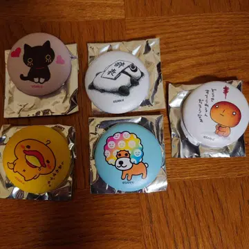 산엑스 캐릭터  캔뱃지 니코니코 초회의 2024 굿즈 5개