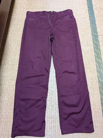 XLARGE 버건디 치노 팬츠