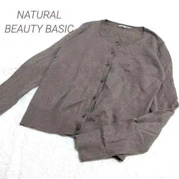 NATURAL BEAUTY BASIC 울 100% 가디건