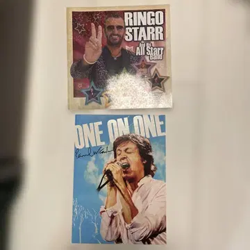 Ringo Starr Paul McCartney 투어 팜플렛