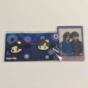 King & Prince 헤어 클립 세트 클리어 카드