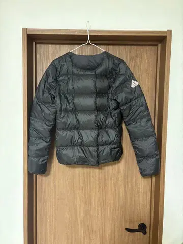 새상품급 피레넥스 정품 칸느 블랙 36 노카라 다운 자켓