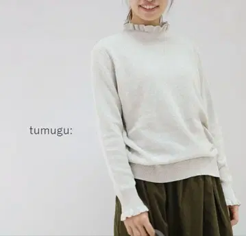tumugu: 츠무구 랜덤 니트 하이넥 오트밀