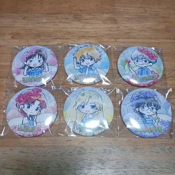 스킵과 로퍼 전 6종 캔뱃지 탄생화 ver. 컴플리트 세트