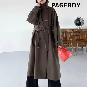 PAGEBOY 2WAY 윙 요크 트렌치코트