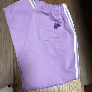 라벤더 그레이프 자수 팬츠 사이즈 2