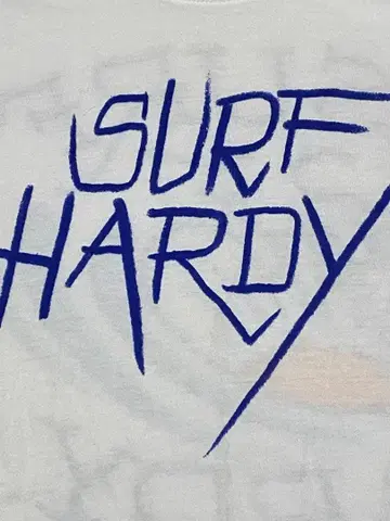ED HARDY 에드 하디 SURF HARDY T 화이트 L 사이즈