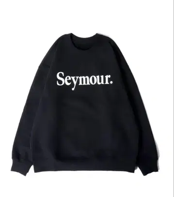 Seymour. 네이비 맨투맨 두꺼운 원단
