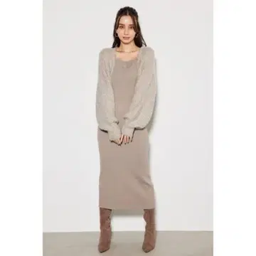 rienda 2WAY RR 볼레로 타이트 Knit OP